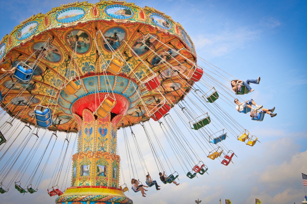 Amusement Ride jigsaw puzzle in Puzzle of the Day puzzles on TheJigsawPuzzles.com