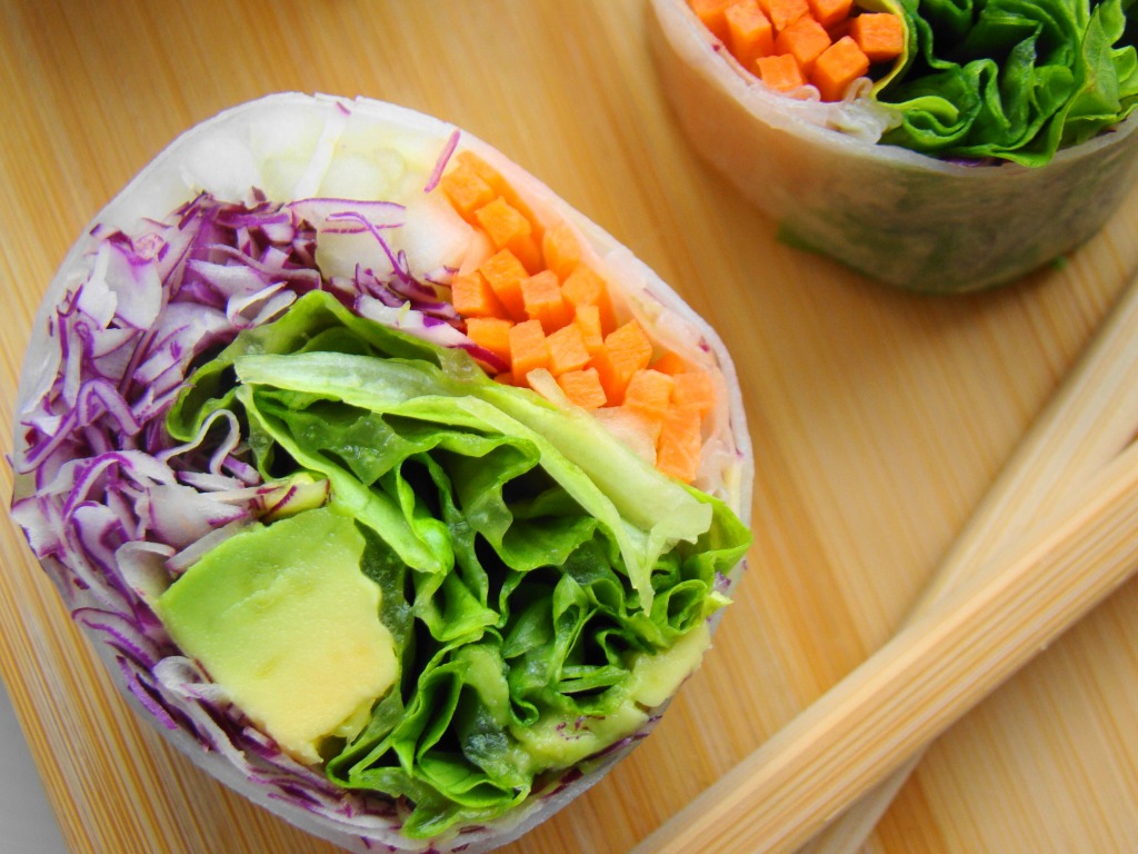 Veggie Rolls jigsaw puzzle in Fruits & Veggies puzzles on TheJigsawPuzzles.com