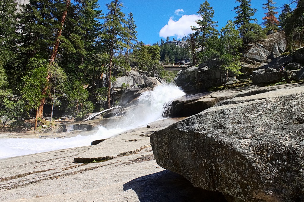 Vernal Fall jigsaw puzzle in Waterfalls puzzles on TheJigsawPuzzles.com
