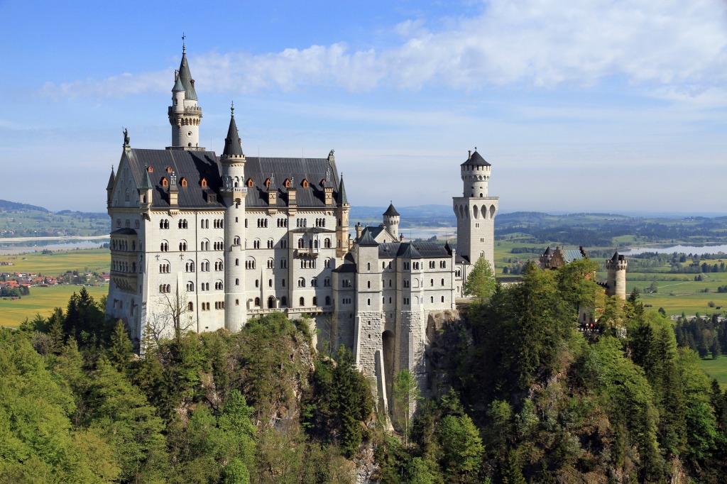 Neuschwanstein Castle, Bavaria, Germany jigsaw puzzle in Castles puzzles on TheJigsawPuzzles.com