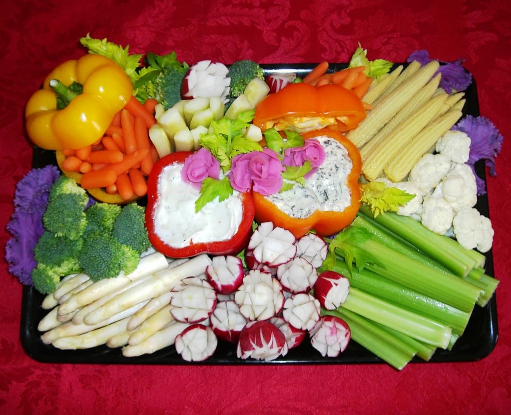 Veggie Platter jigsaw puzzle in Fruits & Veggies puzzles on TheJigsawPuzzles.com