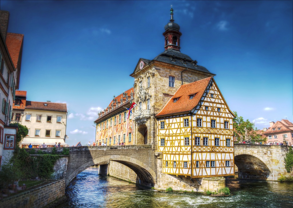 Bamberg Rathaus, Bavaria, Germany jigsaw puzzle in Bridges puzzles on TheJigsawPuzzles.com