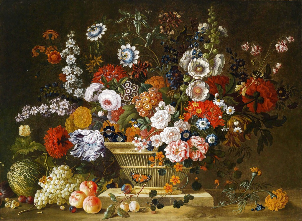 Still Life with FLowers jigsaw puzzle in Flowers puzzles on TheJigsawPuzzles.com