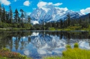 Picture Lake and Mt. Shuksan