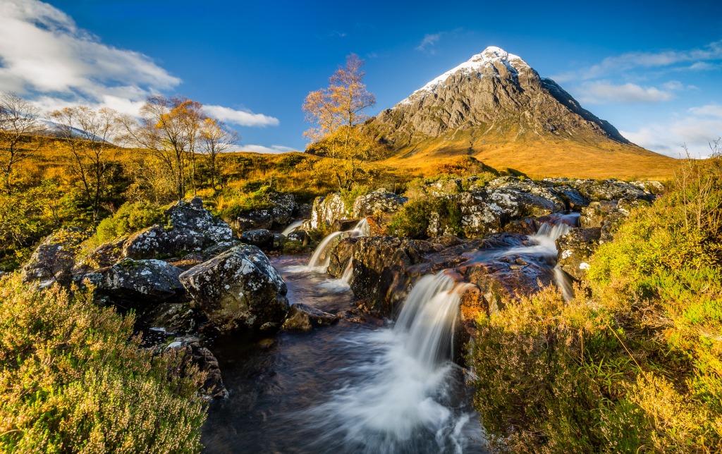 Autumn Morning jigsaw puzzle in Waterfalls puzzles on TheJigsawPuzzles.com