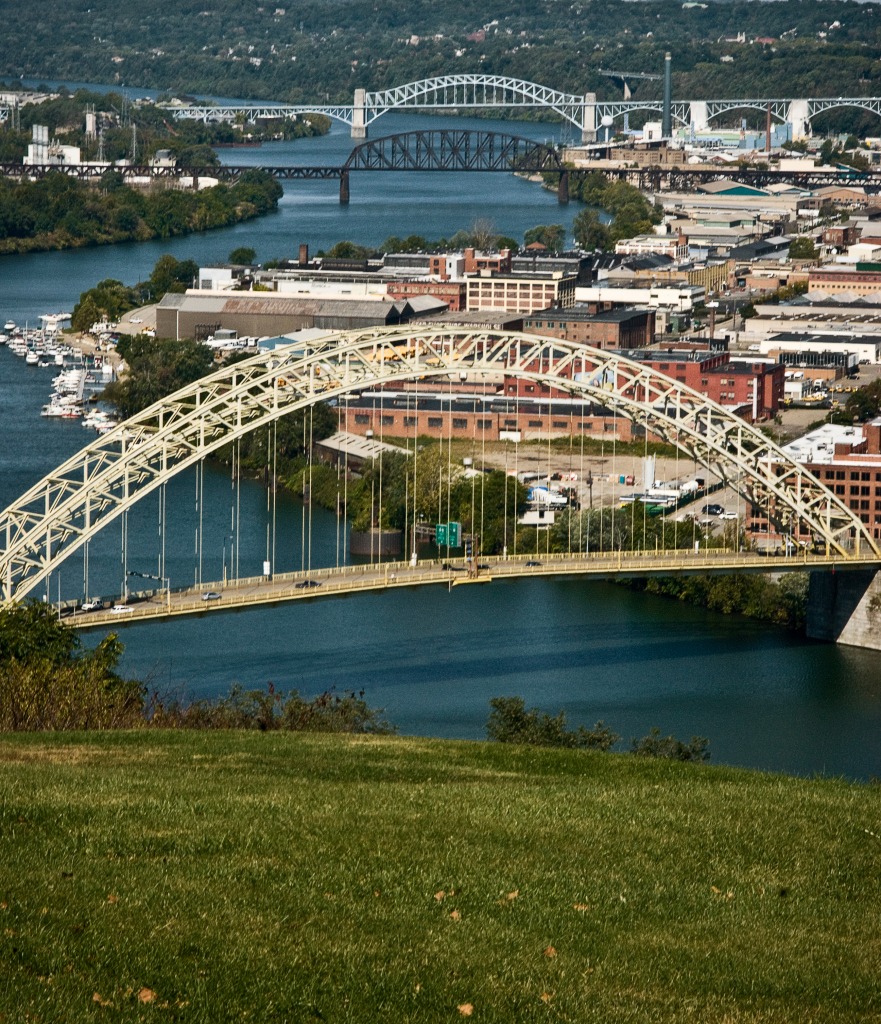 West End Bridge, Pittsburgh jigsaw puzzle in Bridges puzzles on TheJigsawPuzzles.com