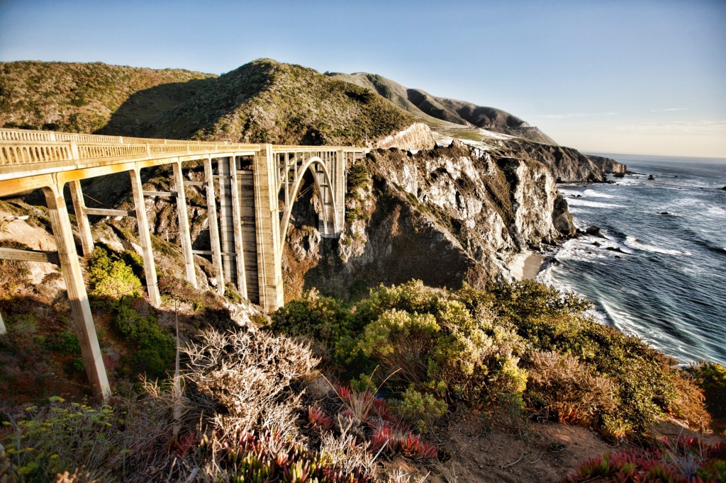 Wild Coast along the Pacific jigsaw puzzle in Bridges puzzles on TheJigsawPuzzles.com