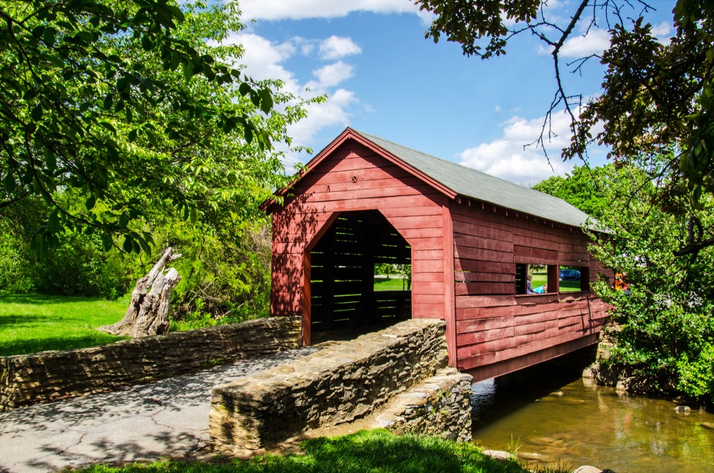 Beautiful Spring Day in the Park jigsaw puzzle in Bridges puzzles on TheJigsawPuzzles.com