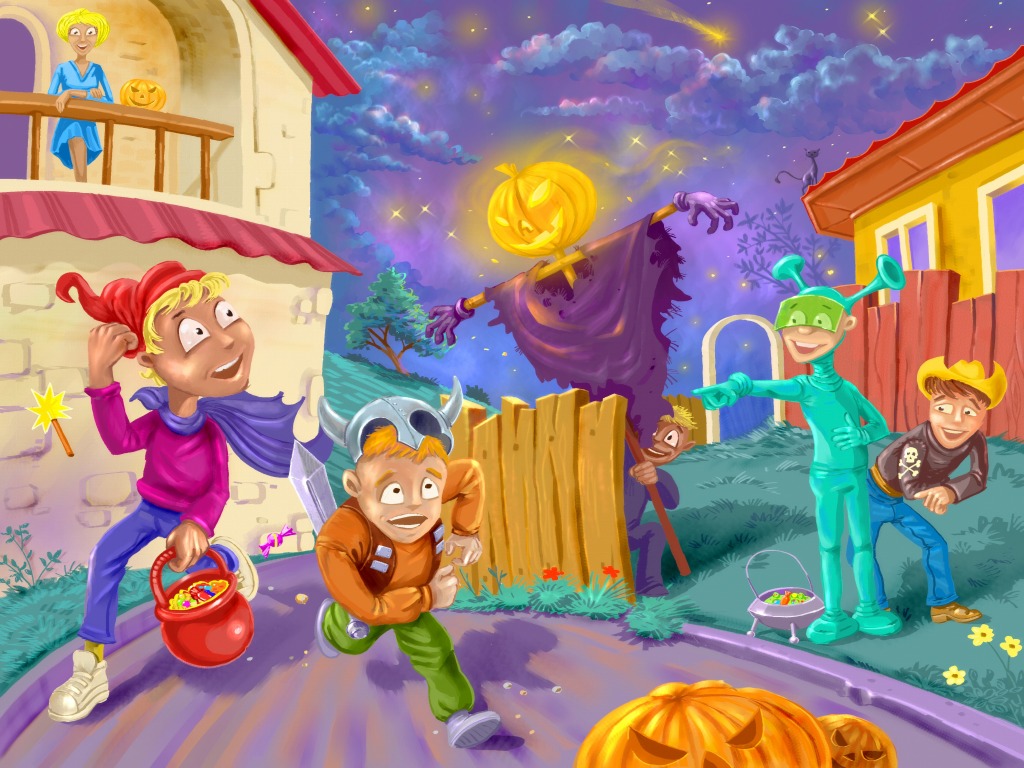 Halloween Fun jigsaw puzzle in Halloween puzzles on TheJigsawPuzzles.com