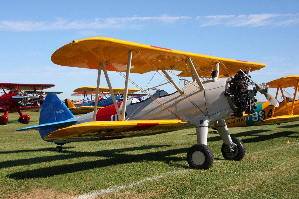 2010 National Stearman Fly-In jigsaw puzzle in Puzzle of the Day puzzles on TheJigsawPuzzles.com