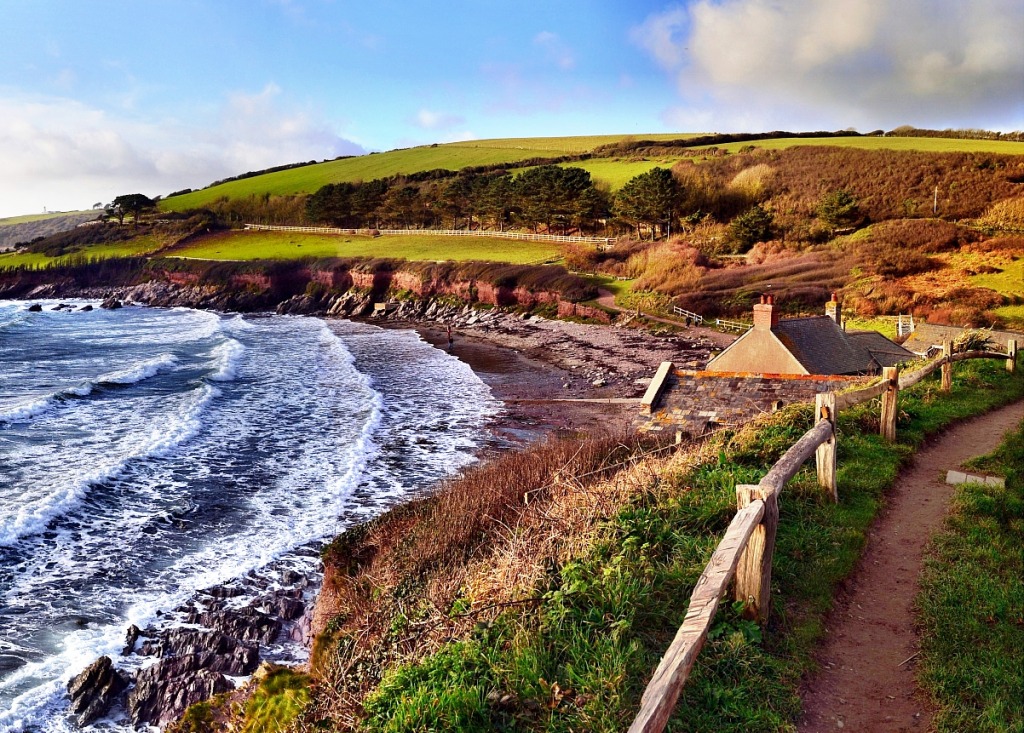 Wembury Bay, England jigsaw puzzle in Puzzle of the Day puzzles on TheJigsawPuzzles.com