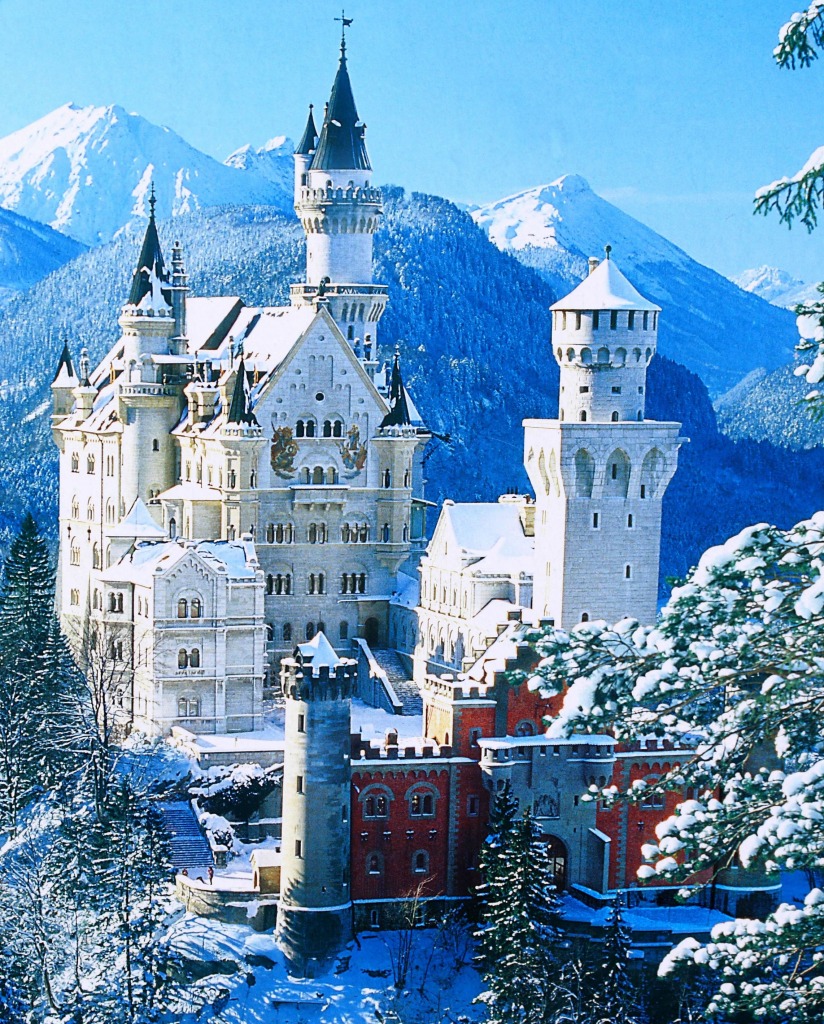 Neuschwanstein Castle jigsaw puzzle in Castles puzzles on TheJigsawPuzzles.com