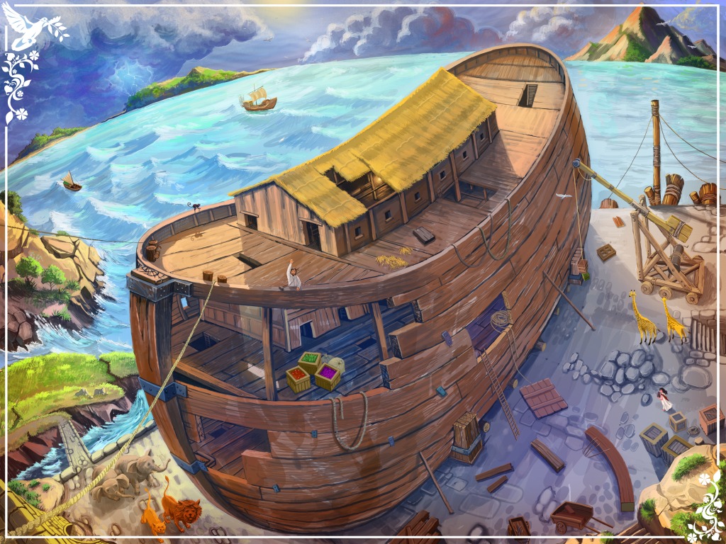 Building the Ark jigsaw puzzle in Kids Puzzles puzzles on TheJigsawPuzzles.com