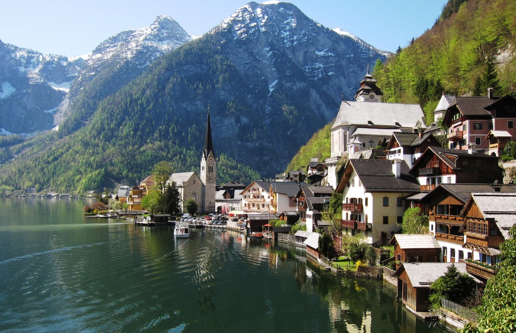 Hallstatt, Austria jigsaw puzzle in Great Sightings puzzles on TheJigsawPuzzles.com