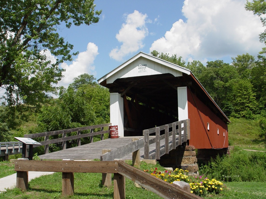 Rinard Covered Bridge jigsaw puzzle in Bridges puzzles on TheJigsawPuzzles.com