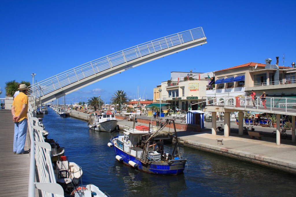 Port of Viareggio, Tuscany, Italy jigsaw puzzle in Bridges puzzles on TheJigsawPuzzles.com