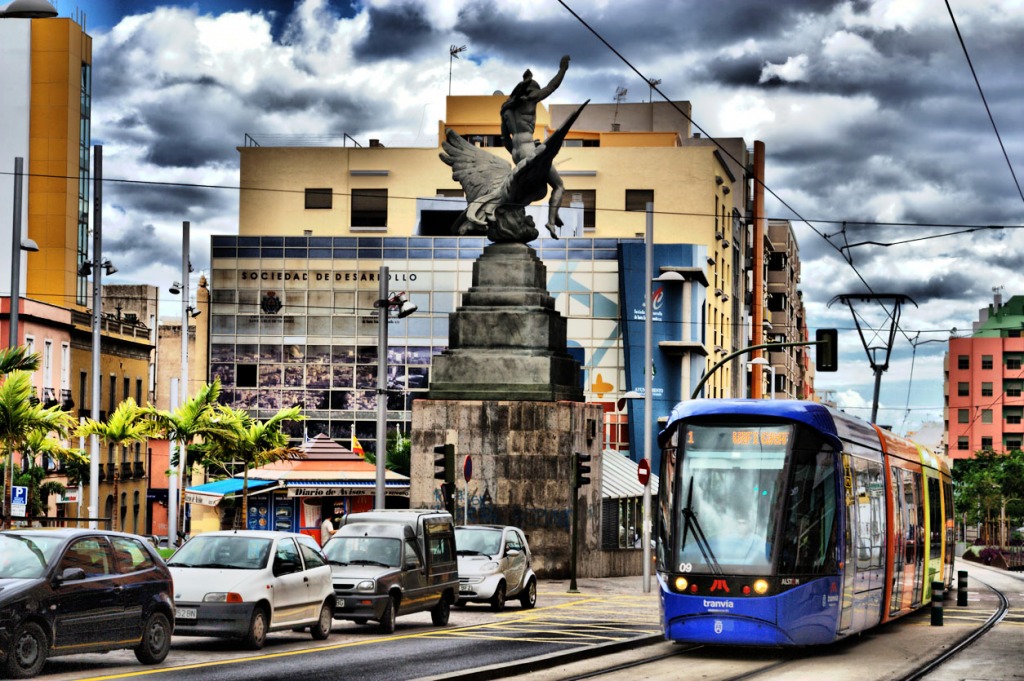 Dreaming Santa Cruz, Canary Islands jigsaw puzzle in Street View puzzles on TheJigsawPuzzles.com