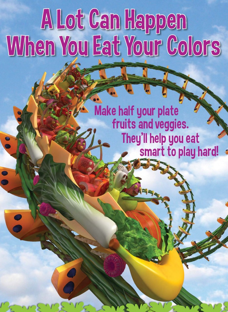 A Lot Can Happen When You Eat Your Colors jigsaw puzzle in Fruits & Veggies puzzles on TheJigsawPuzzles.com