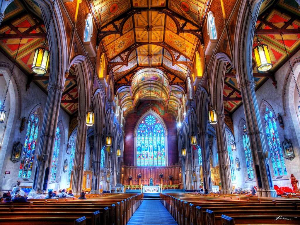 St Michaels Cathedral, Toronto jigsaw puzzle in Puzzle of the Day puzzles on TheJigsawPuzzles.com