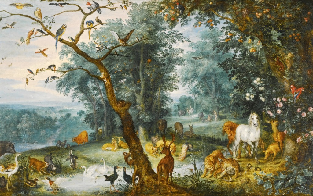 Paradise Landscape with the Fall of Man jigsaw puzzle in Piece of Art puzzles on TheJigsawPuzzles.com