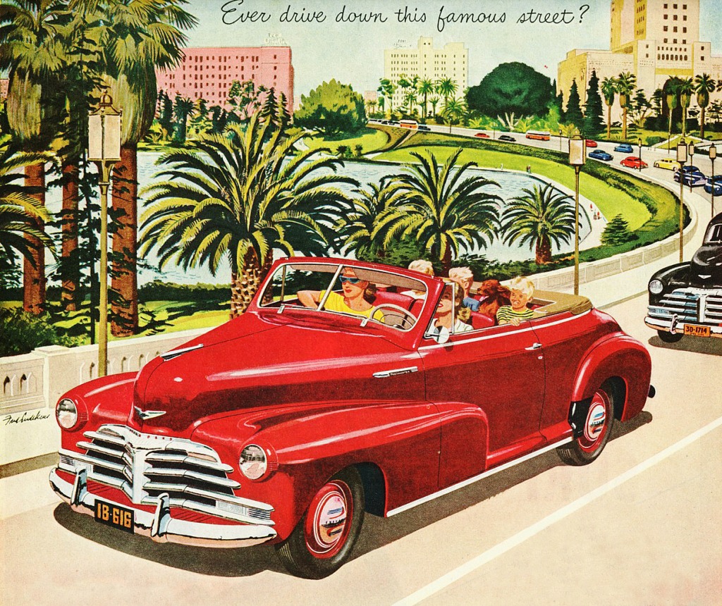 1948 Chevrolet Fleetmaster Convertible jigsaw puzzle in Cars & Bikes puzzles on TheJigsawPuzzles.com