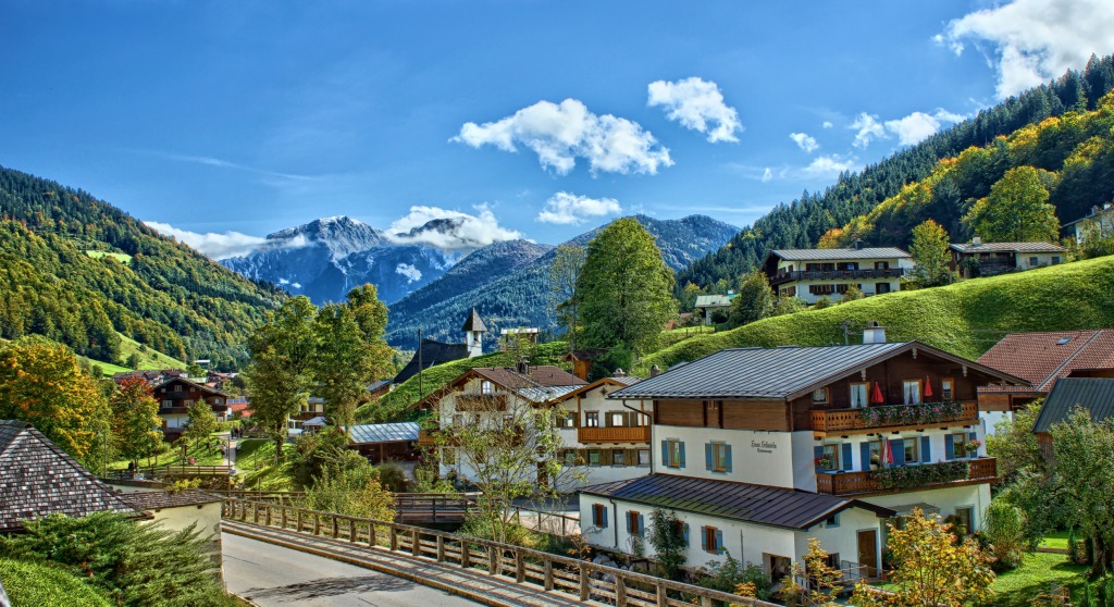 Bavarian Alps jigsaw puzzle in Street View puzzles on TheJigsawPuzzles.com