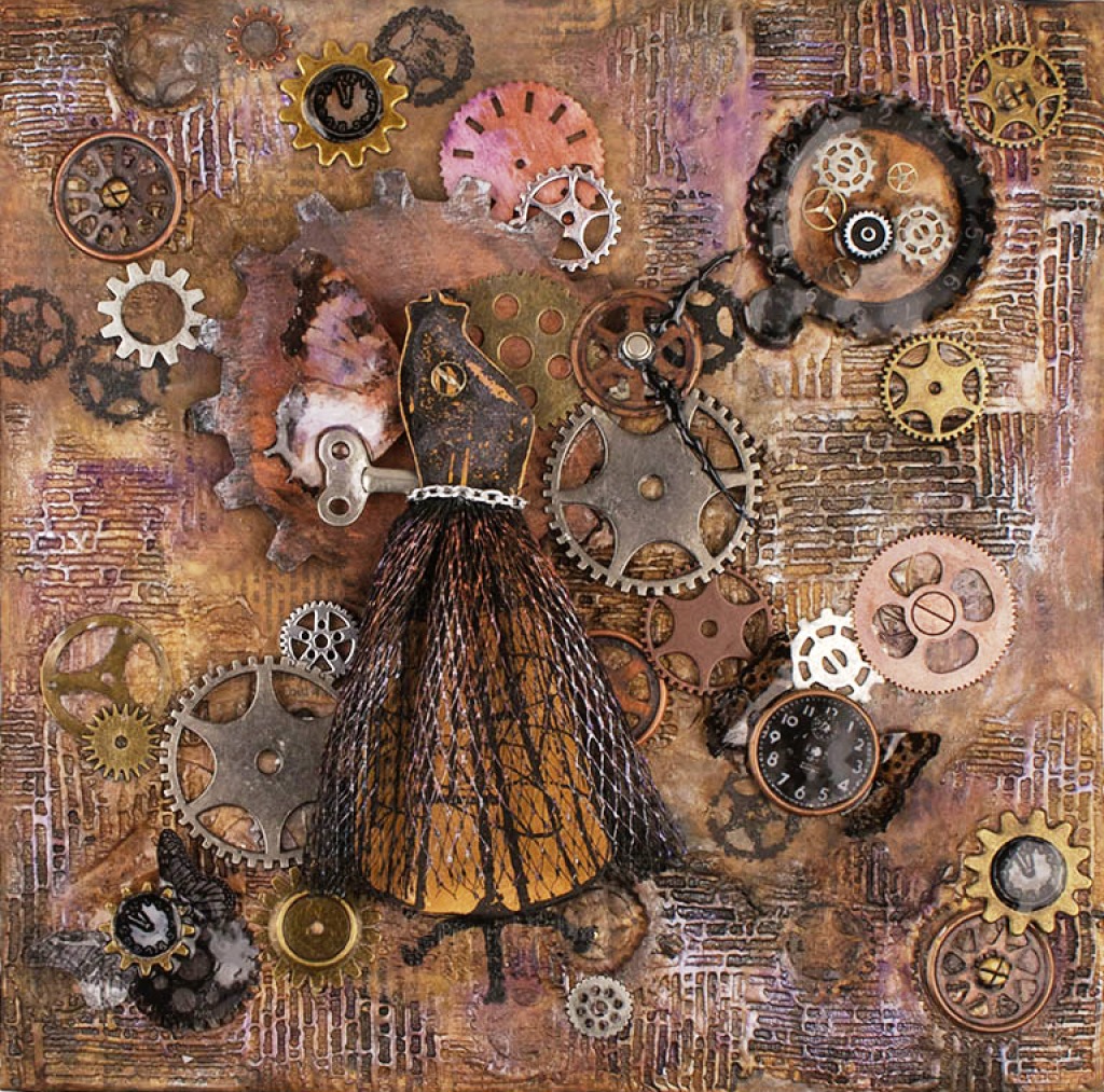 Victorian and Steampunk jigsaw puzzle in Handmade puzzles on TheJigsawPuzzles.com