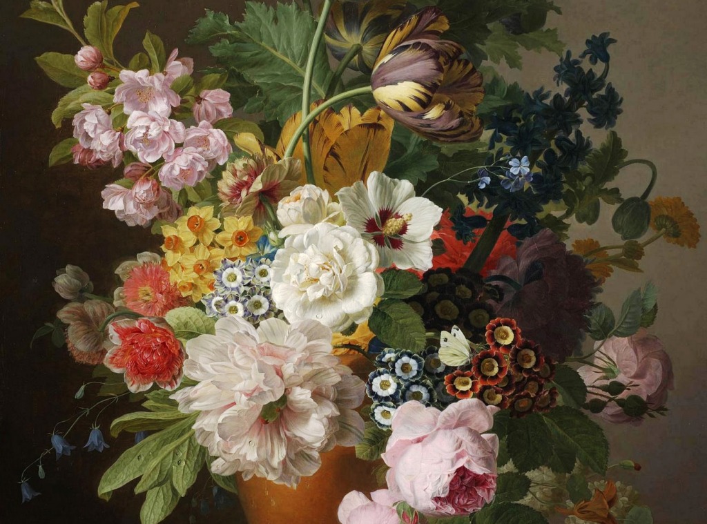 Still Life with FLowers jigsaw puzzle in Flowers puzzles on TheJigsawPuzzles.com