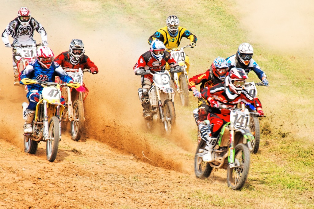 Motocross jigsaw puzzle in Cars & Bikes puzzles on TheJigsawPuzzles.com