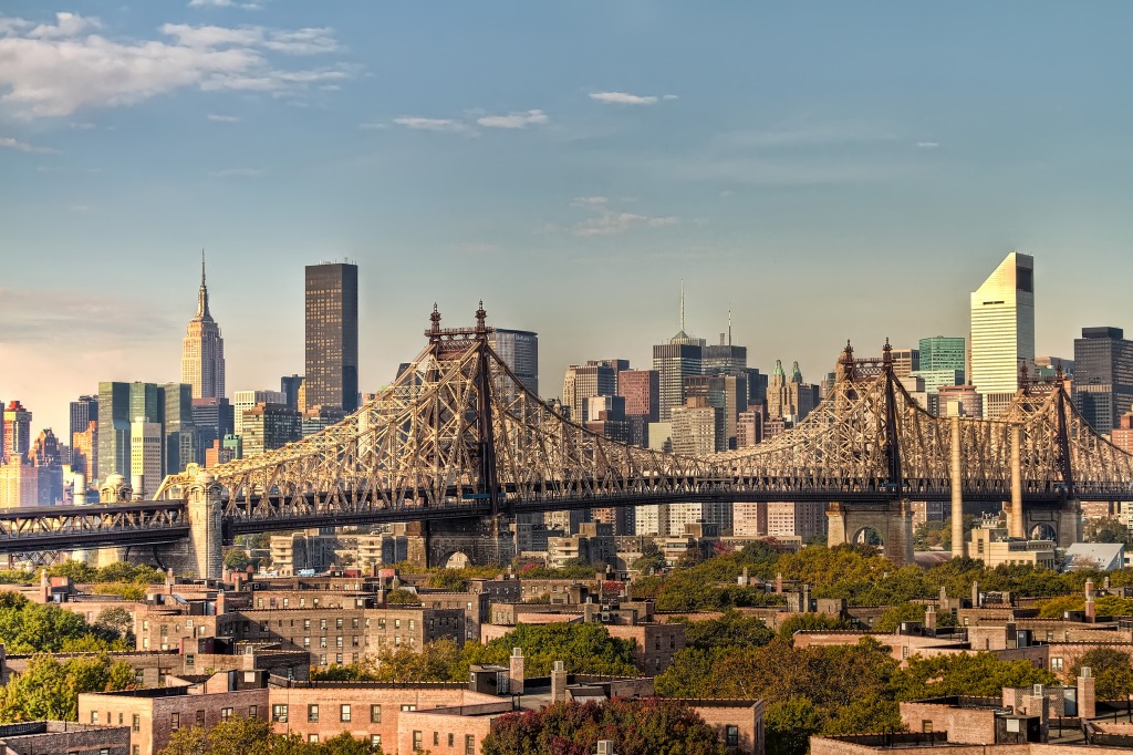 New York City Skyline jigsaw puzzle in Bridges puzzles on TheJigsawPuzzles.com