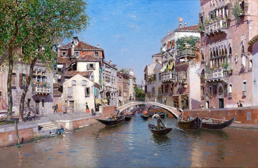 Rio San Trovaso, Venice jigsaw puzzle in Piece of Art puzzles on TheJigsawPuzzles.com