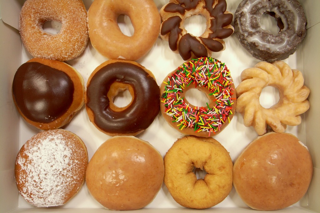 Krispy Kreme Doughnuts jigsaw puzzle in Food & Bakery puzzles on TheJigsawPuzzles.com