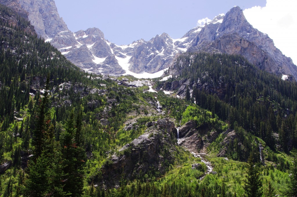 Cascade Canyon, Grand Teton jigsaw puzzle in Waterfalls puzzles on TheJigsawPuzzles.com