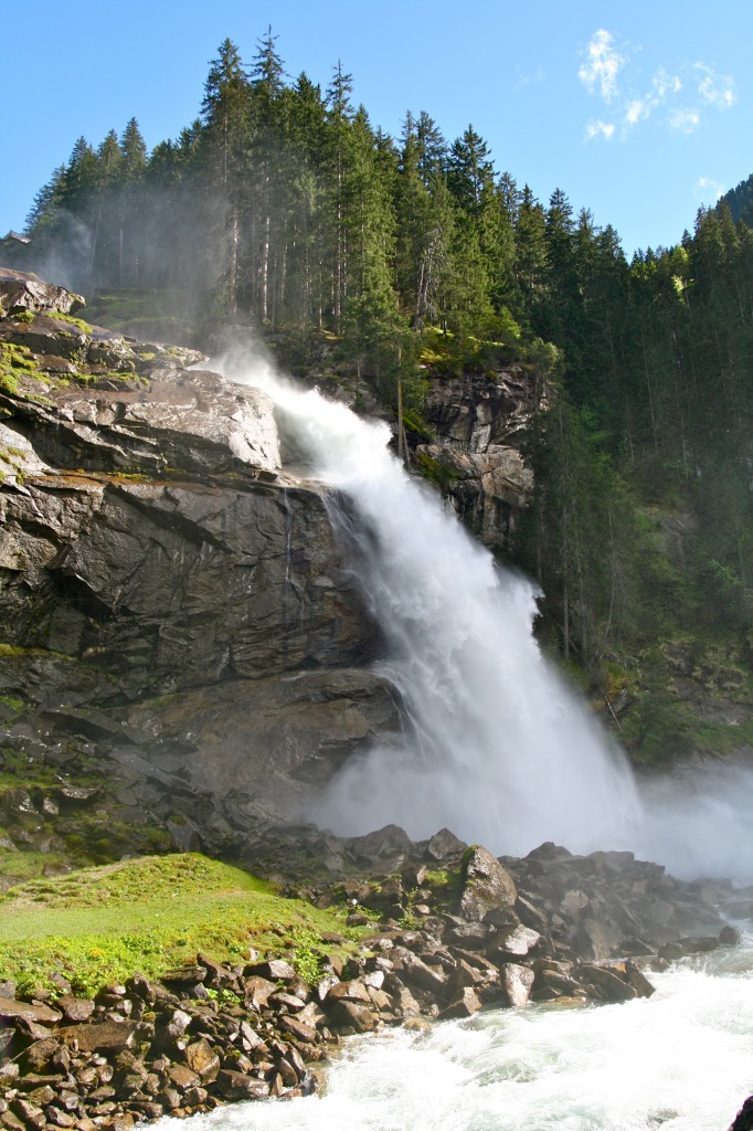 Krimml Waterfall, Salzburg, Austria jigsaw puzzle in Waterfalls puzzles on TheJigsawPuzzles.com