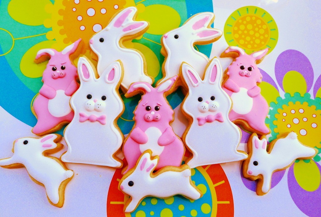 Easter Bunnies jigsaw puzzle in Macro puzzles on TheJigsawPuzzles.com