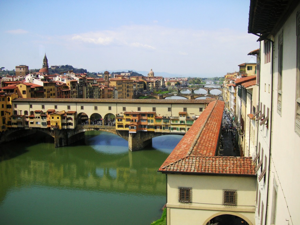 Ponte Vecchio in Florence, Italy jigsaw puzzle in Bridges puzzles on TheJigsawPuzzles.com