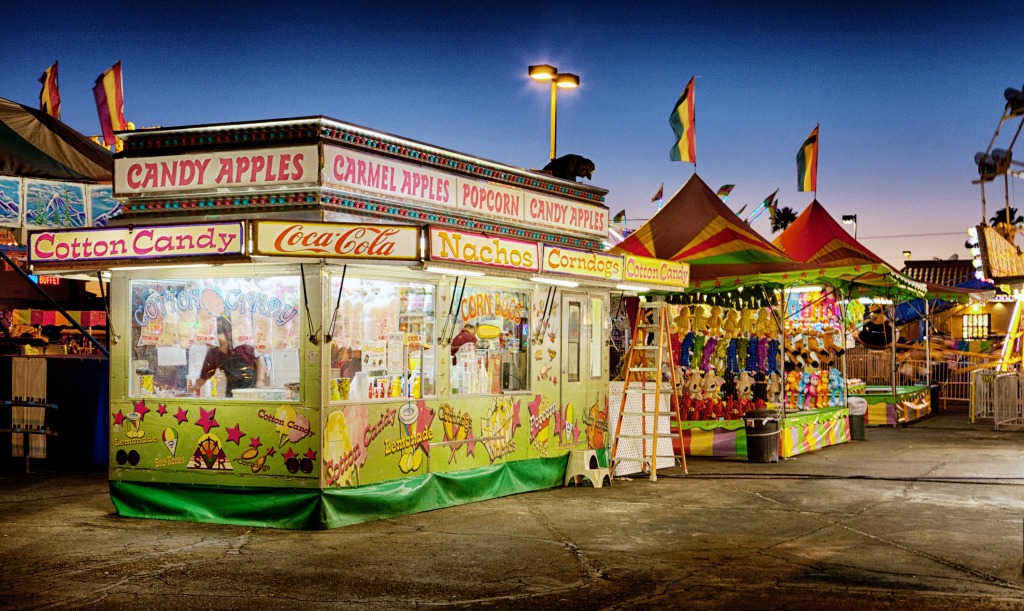 Parking Lot Carnival, Tucson, Arizona jigsaw puzzle in Food & Bakery puzzles on TheJigsawPuzzles.com