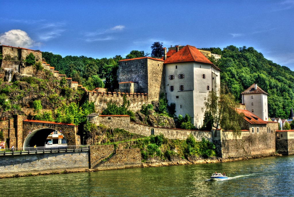 Veste Castle, Passau, Germany jigsaw puzzle in Castles puzzles on TheJigsawPuzzles.com