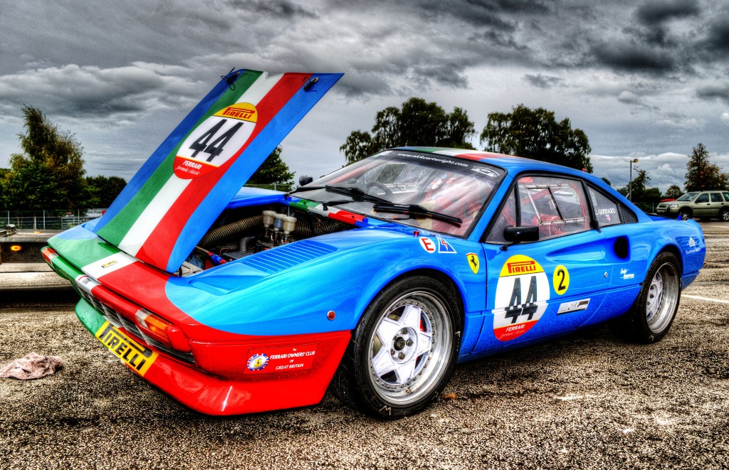 Ferrari 308 Series in Rushton, England jigsaw puzzle in Cars & Bikes puzzles on TheJigsawPuzzles.com