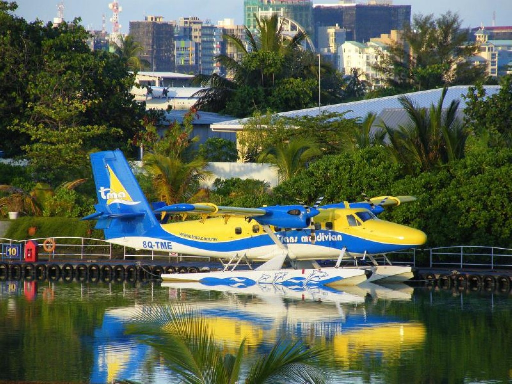 Trans Maldivian Airways Plane jigsaw puzzle in Aviation puzzles on TheJigsawPuzzles.com