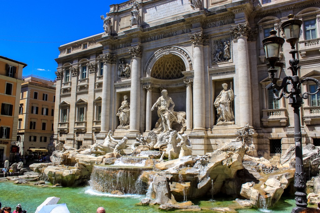 Trevi Fountain, Rome jigsaw puzzle in Waterfalls puzzles on TheJigsawPuzzles.com