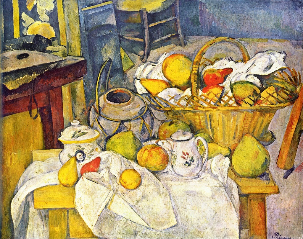 Still Life with a Basket of Fruit jigsaw puzzle in Piece of Art puzzles on TheJigsawPuzzles.com