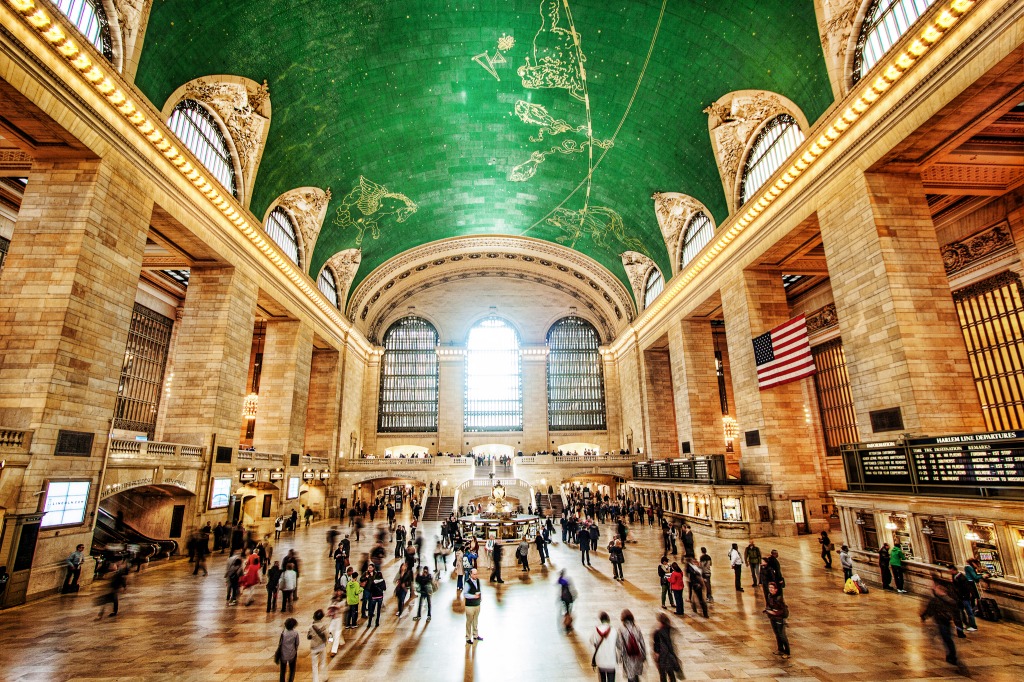 Grand Central Terminal Main Lobby jigsaw puzzle in Puzzle of the Day puzzles on TheJigsawPuzzles.com