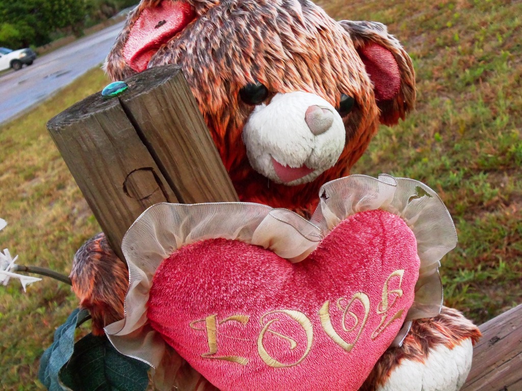 Teddy Bear jigsaw puzzle in Valentine's Day puzzles on TheJigsawPuzzles.com