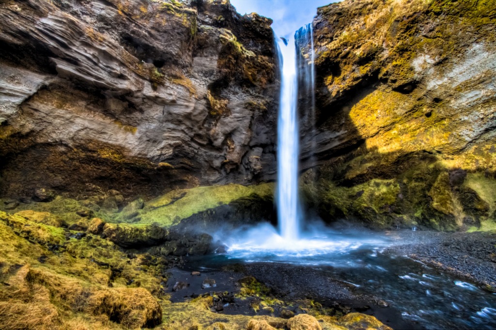 Unnamed Waterfall in Iceland jigsaw puzzle in Waterfalls puzzles on TheJigsawPuzzles.com