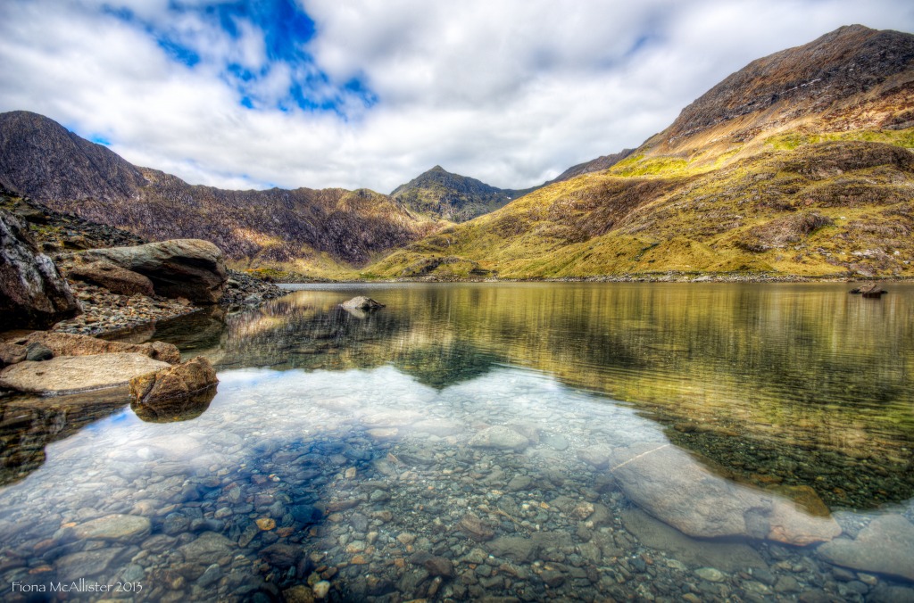 Llyn Llydaw Lake, Snowdonia NP jigsaw puzzle in Great Sightings puzzles on TheJigsawPuzzles.com