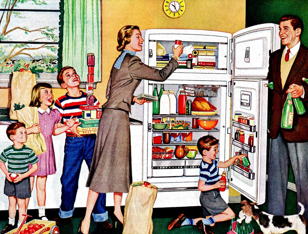 General Electric Refrigerator Ad jigsaw puzzle in Puzzle of the Day puzzles on TheJigsawPuzzles.com