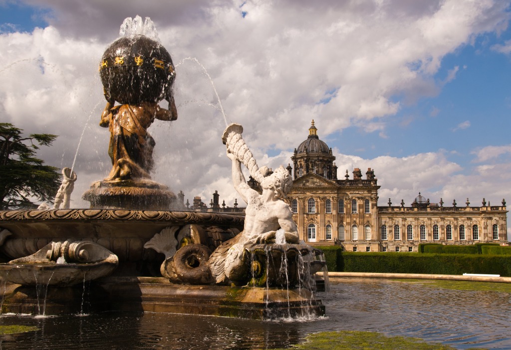 Castle Howard, England, United Kingdom jigsaw puzzle in Castles puzzles on TheJigsawPuzzles.com