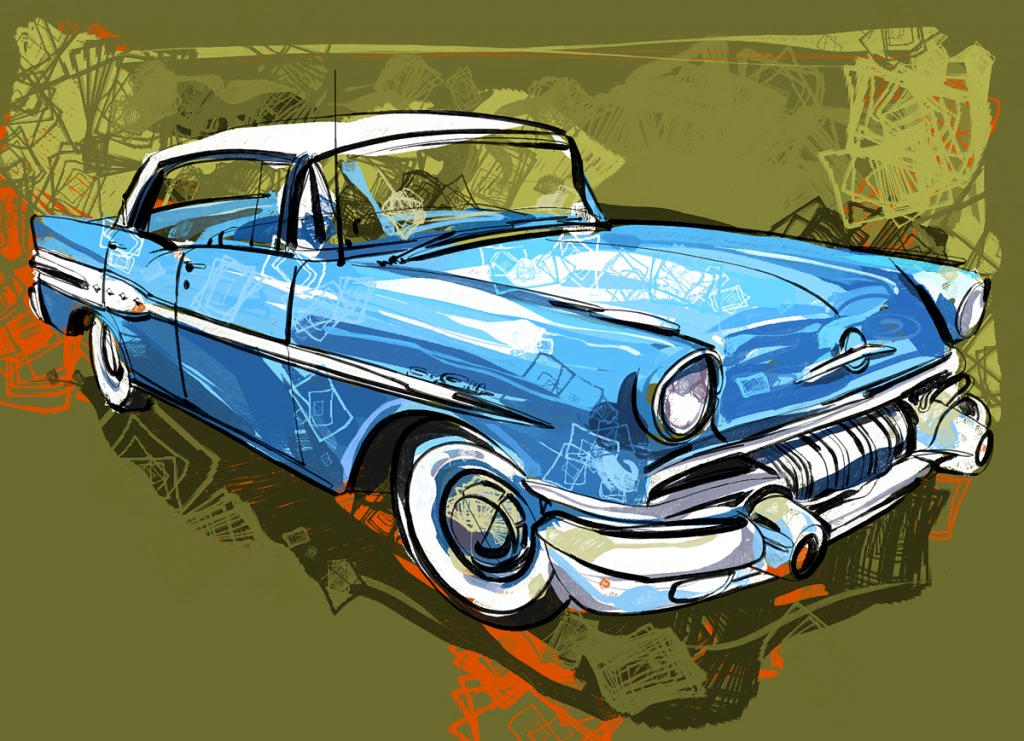 Pontiac Star Chief jigsaw puzzle in Cars & Bikes puzzles on TheJigsawPuzzles.com