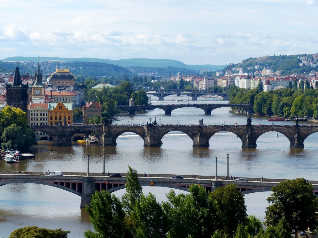 Prague Bridges jigsaw puzzle in Bridges puzzles on TheJigsawPuzzles.com